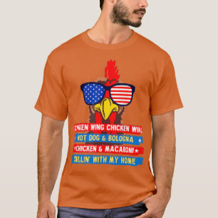 Camiseta Galinha cozida galinha galinha que ganha galinha e