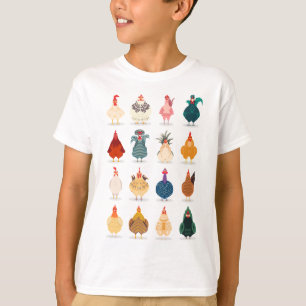 Camiseta Galinha Cute