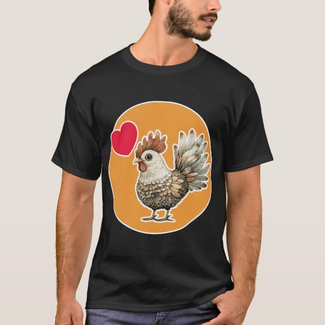 Camiseta Galinha Cute (Frente)
