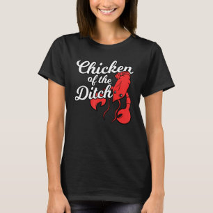 Camiseta Galinha Da Festa De Comida Cajun, Crawfish Ditch