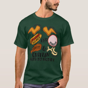 Camiseta Galinha-da-Manhã Galinha-da-Manhã Cão Quente Bolon