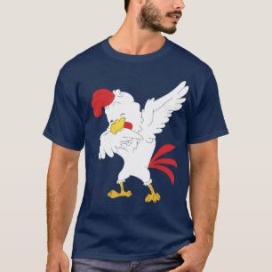 Camiseta Galinha Dabbing Farmer Dab Dance Farming Ovo