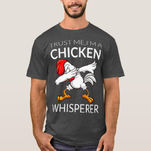 Camiseta Galinha Dabbing Frango Whisperer Curioso