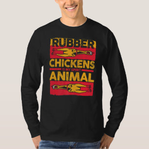 Camiseta Galinha De Borracha De Frango É Meu Espírito Um