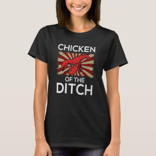 Camiseta Galinha De Comida Cajun Da Ditch