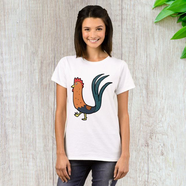 Camiseta Galinha de desenho animado fofa (Criador carregado)