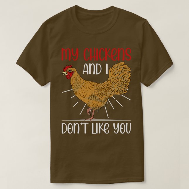 Camiseta Galinha De Fome Engraçado (Frente do Design)