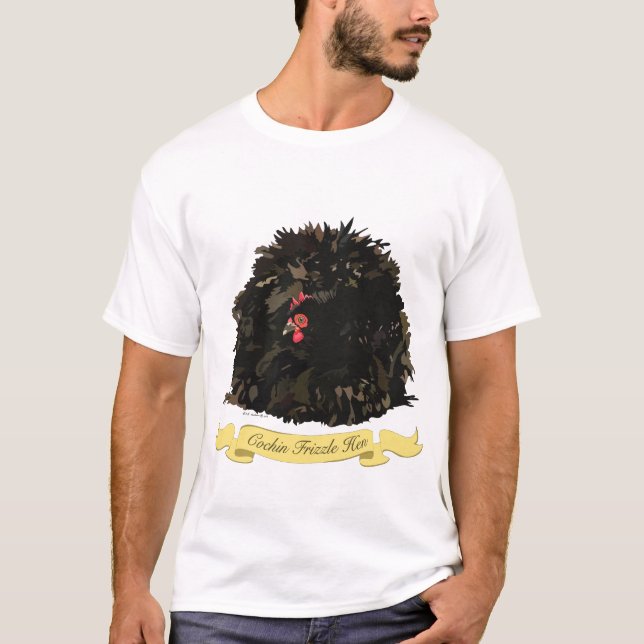 Camiseta Galinha de fritinho preto (Frente)