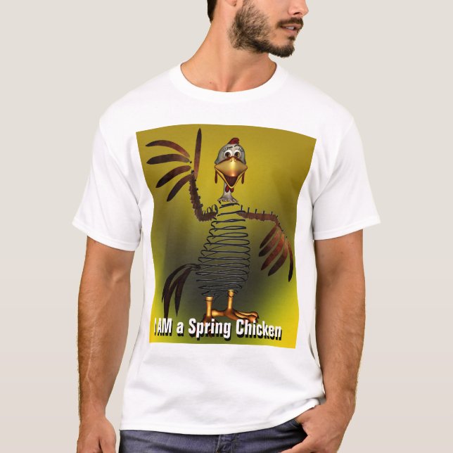 Camiseta Galinha de primavera (Frente)
