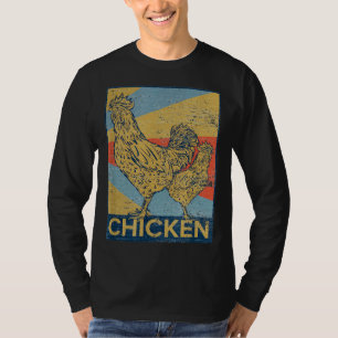 Camiseta Galinha de Retro Vintage