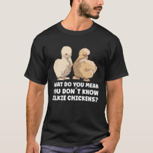 Camiseta Galinha de Seda Chinesa Mãe Galinha de Seda Chines