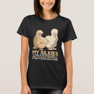 Camiseta Galinha de Seda Chinesa Silkie