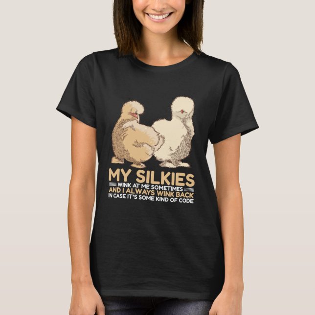 Camiseta Galinha de Seda Chinesa Silkie (Frente)