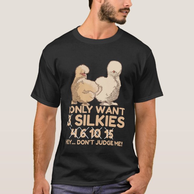 Camiseta Galinha de Seda Chinesa Silkie (Frente)