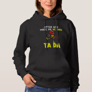Camiseta Galinha Depois De Deus Me Fez Ele