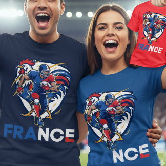 Camiseta Galinha Dinâmica de Futebol Americano da França Na