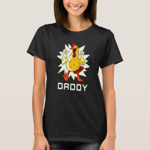 Camiseta Galinha do Papai Homem Galo Gráfico I Longe