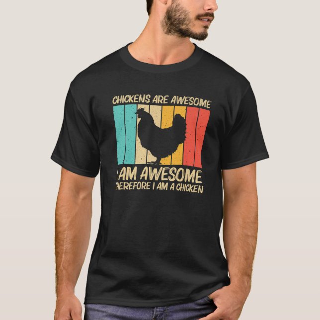 Camiseta Galinha Engraçada Para Homens Mulheres Farmantes G (Frente)