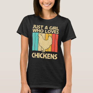Camiseta Galinha Engraçada Para Meninas Mamãe Fome De Galin
