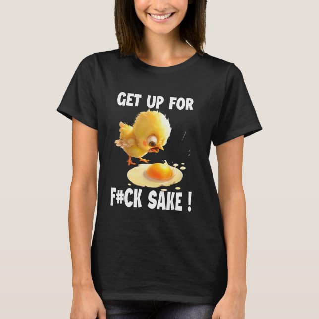 Camiseta Galinha Engraçada Para orgulhosos proprie (Frente)