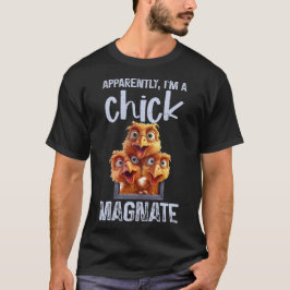 Camiseta Galinha Engraçada, Pintinho Magnate Farmer