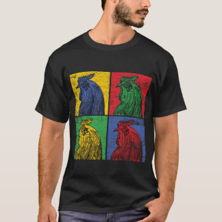 Camiseta Galinha espécie de pop