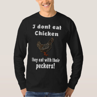 Camiseta galinha eu não como galinha