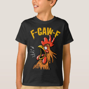 Camiseta Galinha F-caw-f Vintage F-caw-f Galinha Engraçada
