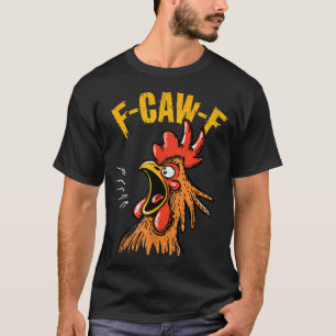 Camiseta Galinha F-caw-f Vintage F-caw-f Galinha Engraçada