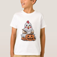 Galinha Fantasma do Halloween #9 Arte Digital