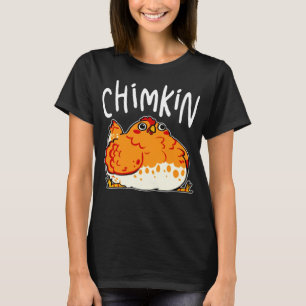 Camiseta Galinha Farmacêutica Chimkin Funny Fat Chicken Lov