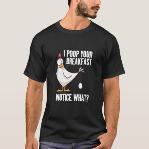 Camiseta Galinha Fazendedora de Galinha Rapariga de Agricul