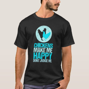 Camiseta Galinha Feliz Galinha Fazenda