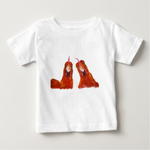 Camiseta Galinha Feliz ' HARRIET & HUMBUG ' Bebê/Crianças