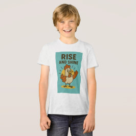 Camiseta Galinha Feliz Rise e Shine