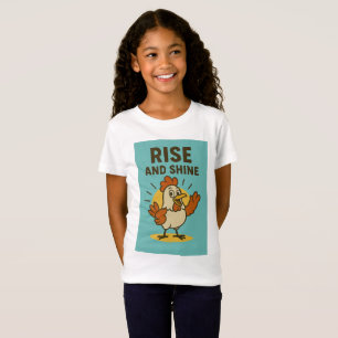 Camiseta Galinha Feliz Rise e Shine