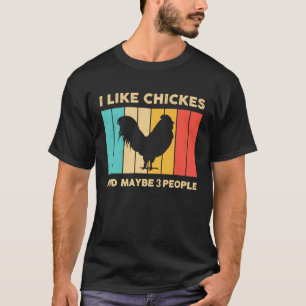 Camiseta Galinha Galinha Homens Fazendeiros