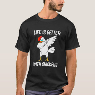 Camiseta Galinha legal Para Homens Galinhas Aves