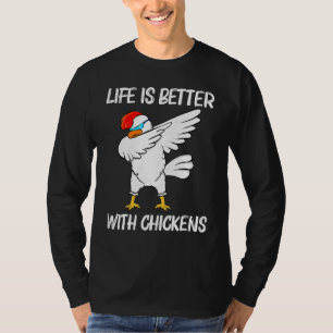 Camiseta Galinha legal Para Homens Galinhas Aves