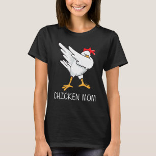 Camiseta Galinha legal Para Mamãe Mama Dabbing Doméstico Fo