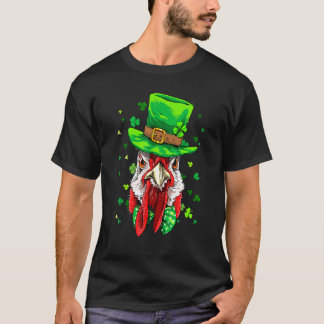 Camiseta Galinha Leprechaun Dia de São Patrício Meninos Men