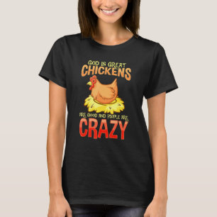 Camiseta Galinha Louca Com Humor