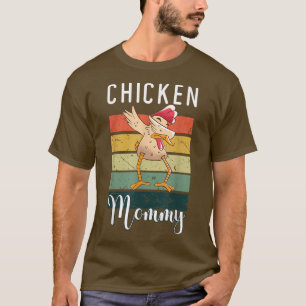 Camiseta galinha mamãe galinha amante de galinha engraçado
