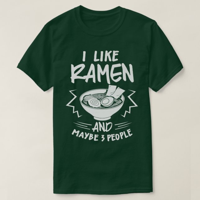 Camiseta Galinha Noodle Sopa Dando Presente No Japonês Rame (Frente do Design)