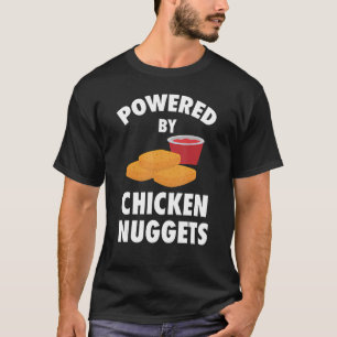 Camiseta Galinha Nugget Alimentada Por Galinha Nugget Comid