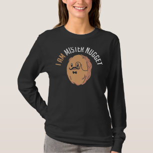 Camiseta Galinha Nugget Eu Adoro Frango Fried Nugget Rápido