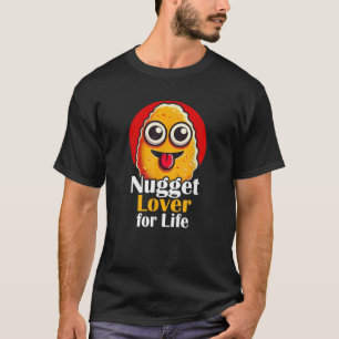 Camiseta Galinha Nugget Lover para Vida Comida Rápida Chicó