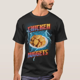 Camiseta Galinha Nuggets Engraçados Metal Pesado, Rap Bootl