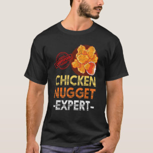 Camiseta Galinha Nuggets Expert em Comida rápida Nugget