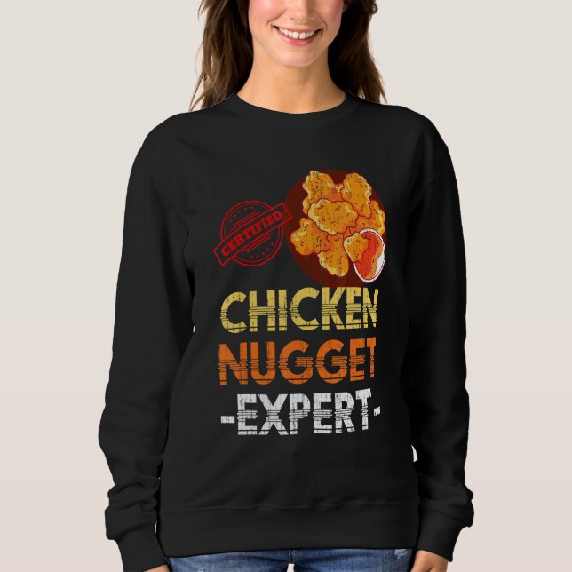 Camiseta Galinha Nuggets Expert em Comida rápida Nugget (Frente)